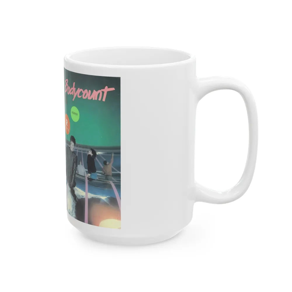 BODYCOUNT HORROR (VHS COVER) - White Coffee Mug-Go Mug Yourself