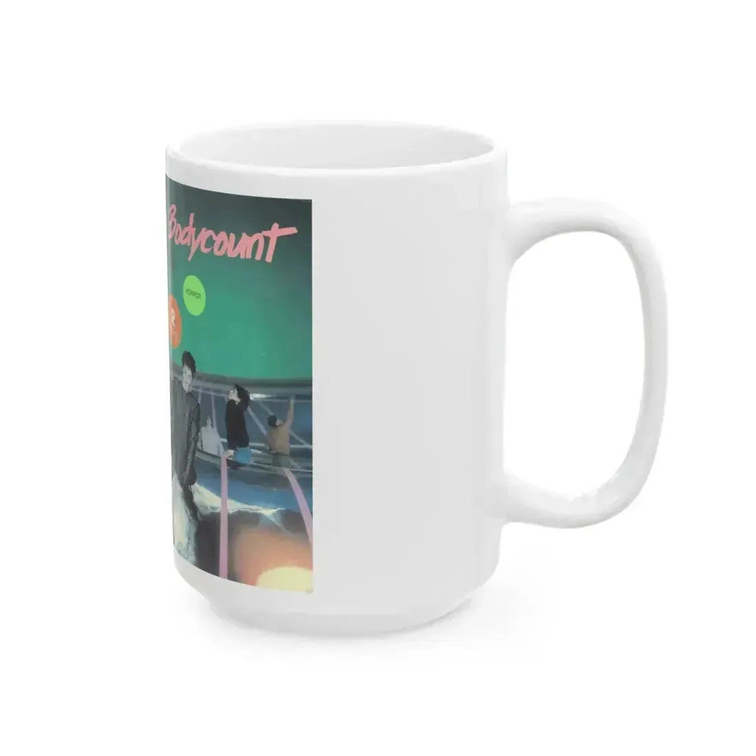 BODYCOUNT HORROR (VHS COVER) - White Coffee Mug - Go Mug Yourself