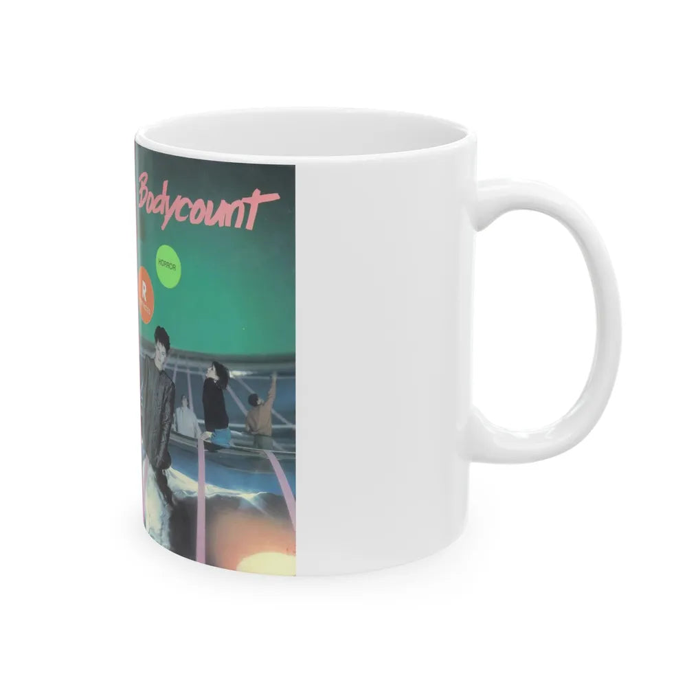 BODYCOUNT HORROR (VHS COVER) - White Coffee Mug-Go Mug Yourself