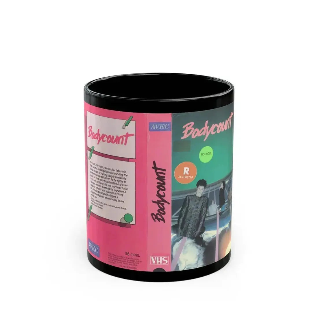 BODYCOUNT (VHS COVER) - Black Coffee Mug 11oz - Go Mug Yourself