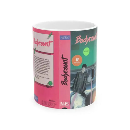 BODYCOUNT (VHS COVER) - White Coffee Mug 11oz - Go Mug Yourself