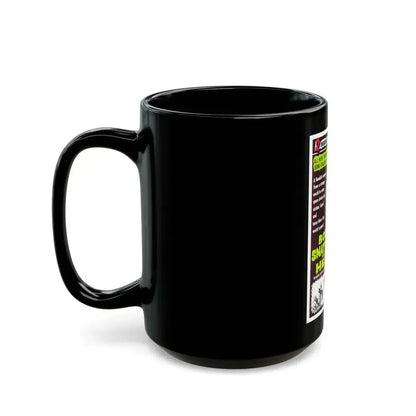 BODYSNATCHER FROM HELL + BLOODY PIT OF HORROR 1968 Movie Poster - Black Coffee Mug - Go Mug Yourself