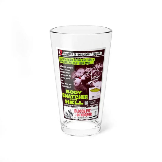 BODYSNATCHER FROM HELL + BLOODY PIT OF HORROR 1968 Movie Poster - Pint Glass 16oz 16oz - Go Mug Yourself