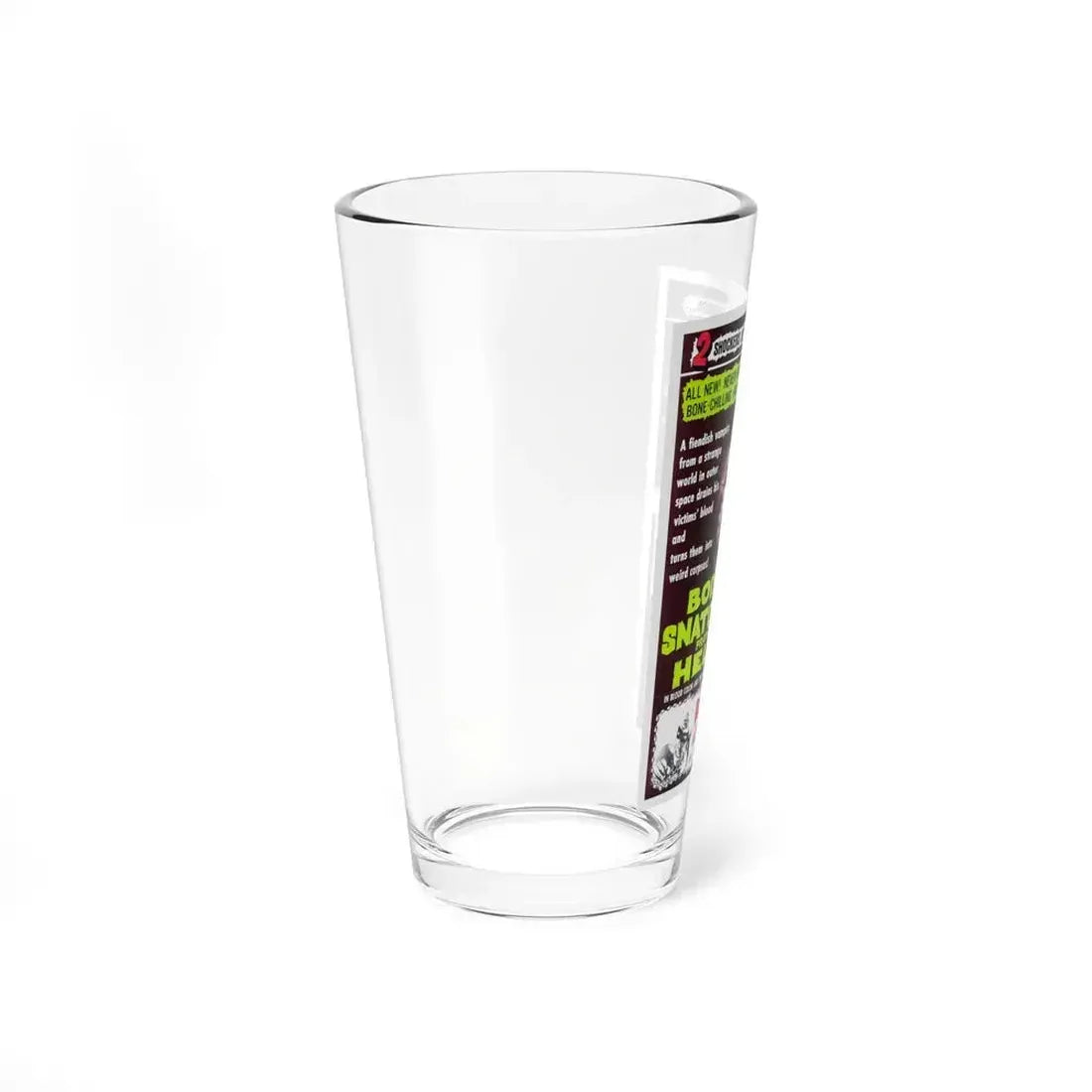 BODYSNATCHER FROM HELL + BLOODY PIT OF HORROR 1968 Movie Poster - Pint Glass 16oz - Go Mug Yourself