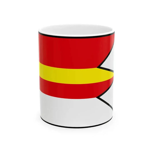 Bodza Komarno Flag (Slovakia) White Coffee Mug 11oz - Go Mug Yourself