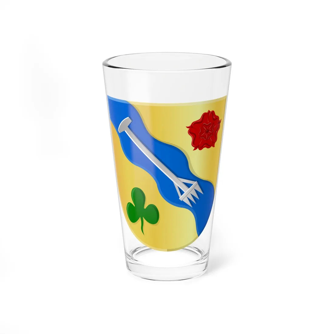 Boer wapen (Netherlands) (Coat of Arms) Pint Glass 16oz 16oz - Go Mug Yourself