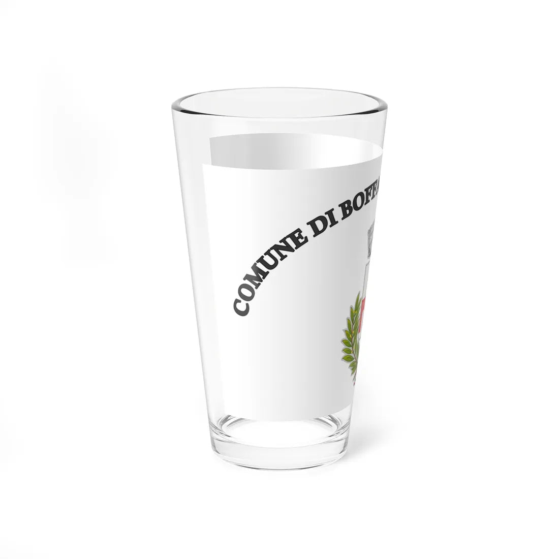 Boffalora sopra Ticino-Bandiera (Italy) Pint Glass 16oz - Go Mug Yourself