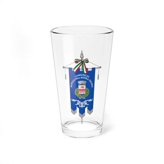 Boffalora sopra Ticino-Gonfalone (Italy) Pint Glass 16oz 16oz - Go Mug Yourself