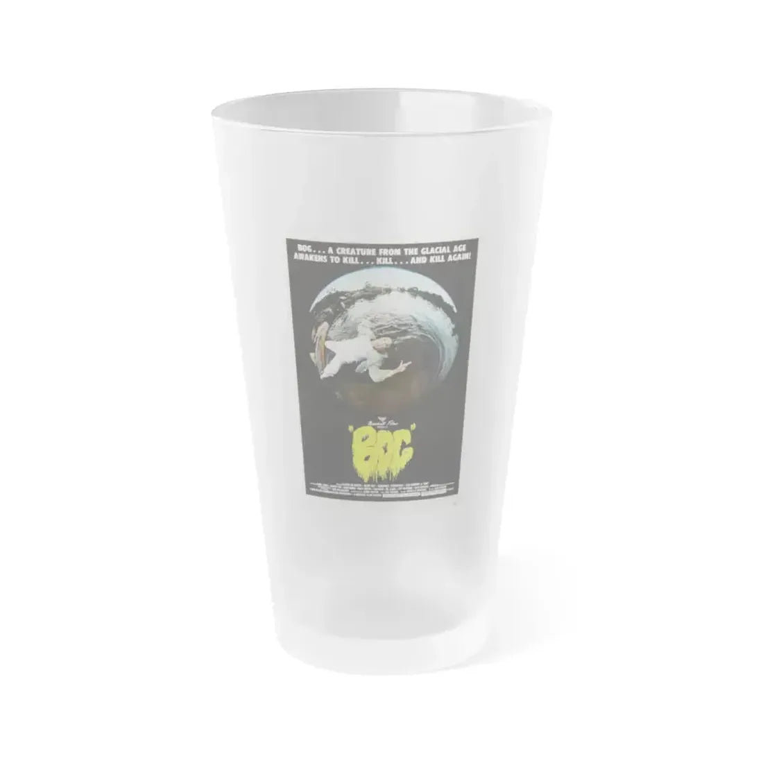 BOG 1979 Movie Poster - Frosted Pint Glass 16oz 16oz Frosted - Go Mug Yourself