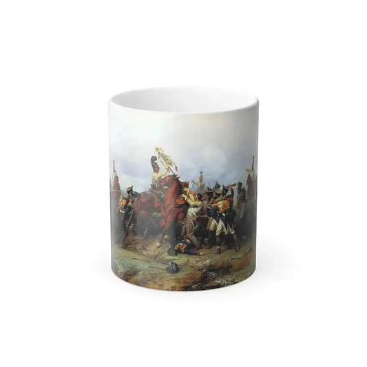 Bogdan Pavlovich Willewalde (1819-1903) Feat of Cavalry Regiment at the battle of Austerlitz in 1805 (Cz-0 - Color Changing Mug 11oz 11oz - Go Mug Yourself