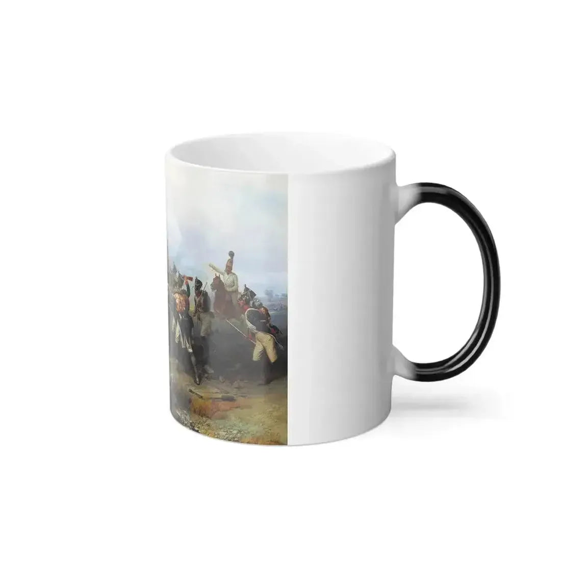 Bogdan Pavlovich Willewalde (1819-1903) Feat of Cavalry Regiment at the battle of Austerlitz in 1805 (Cz-0 - Color Changing Mug 11oz - Go Mug Yourself