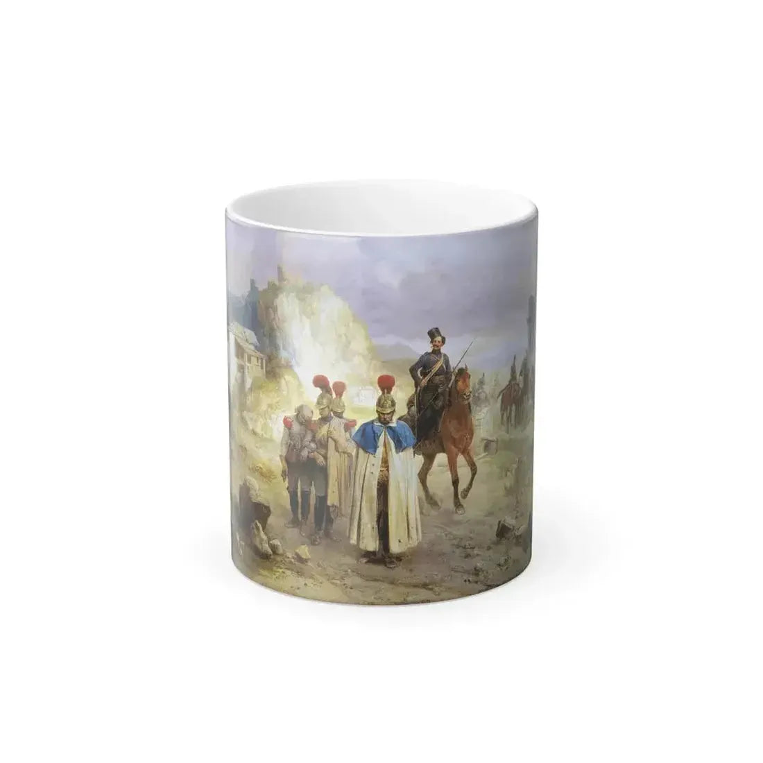 Bogdan Pavlovich Willewalde (1819-1903) They Fell Into Captivity - Color Changing Mug 11oz 11oz - Go Mug Yourself