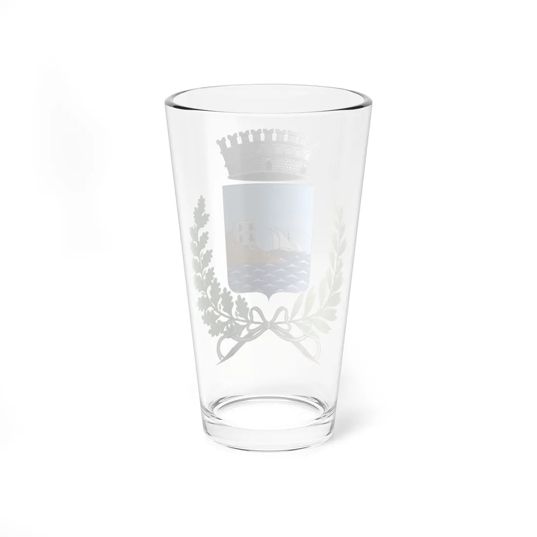 Bogliasco-Stemma (Italy) (Coat of Arms) Pint Glass 16oz - Go Mug Yourself