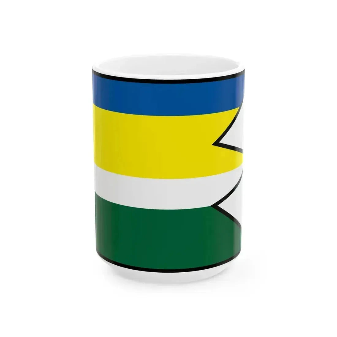 Bohunice Ilava Flag (Slovakia) White Coffee Mug 15oz - Go Mug Yourself