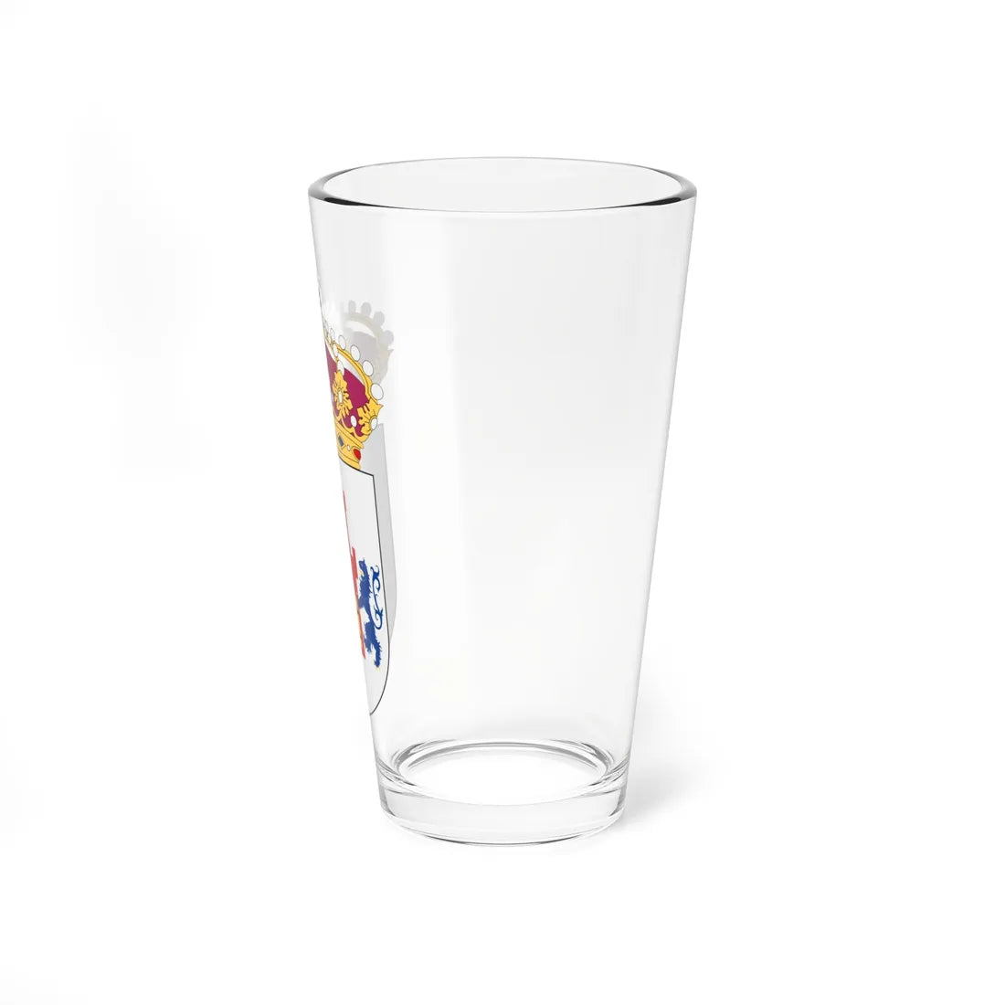 Bohuslän vapen med kunglig krona (Sweden) (Coat of Arms) Pint Glass 16oz - Go Mug Yourself