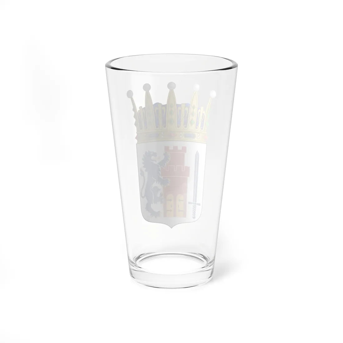 Bohusläns vapen crowned (Sweden) (Coat of Arms) Pint Glass 16oz - Go Mug Yourself