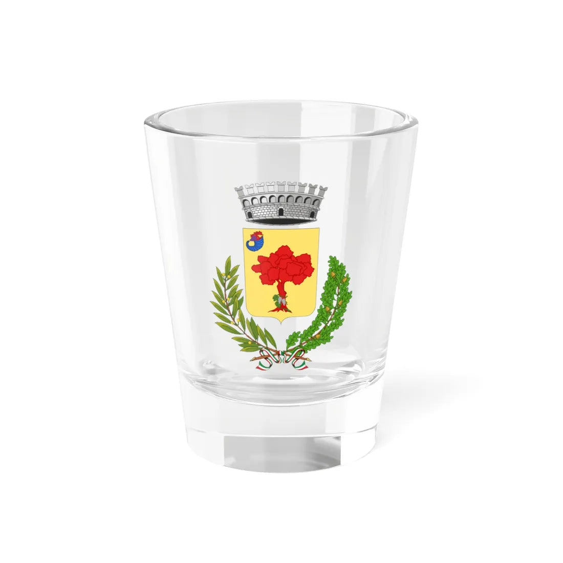 Boissano-Stemma (Italy) (Coat of Arms) Shot Glass 1.5oz 1.5oz - Go Mug Yourself