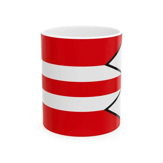 Bojna Topolcany Flag (Slovakia) White Coffee Mug 11oz - Go Mug Yourself