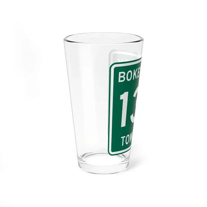 Bokescreek Township Route 132 Logan County Ohio (Ohio) (Road Sign) Pint Glass 16oz - Go Mug Yourself