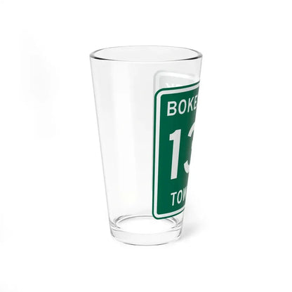 Bokescreek Township Route 132 Logan County Ohio (Ohio) (Road Sign) Pint Glss 16oz - Go Mug Yourself