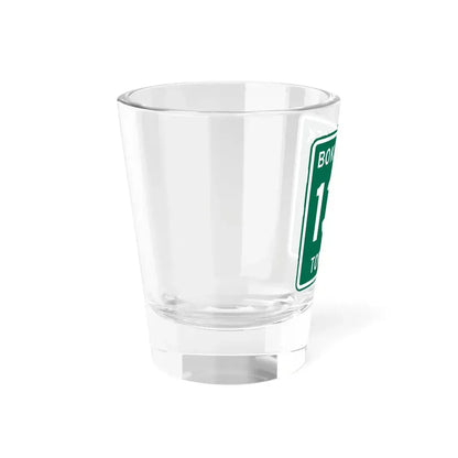 Bokescreek Township Route 132 Logan County Ohio (Ohio) (Road Sign) Shot Glass 1.5oz - Go Mug Yourself