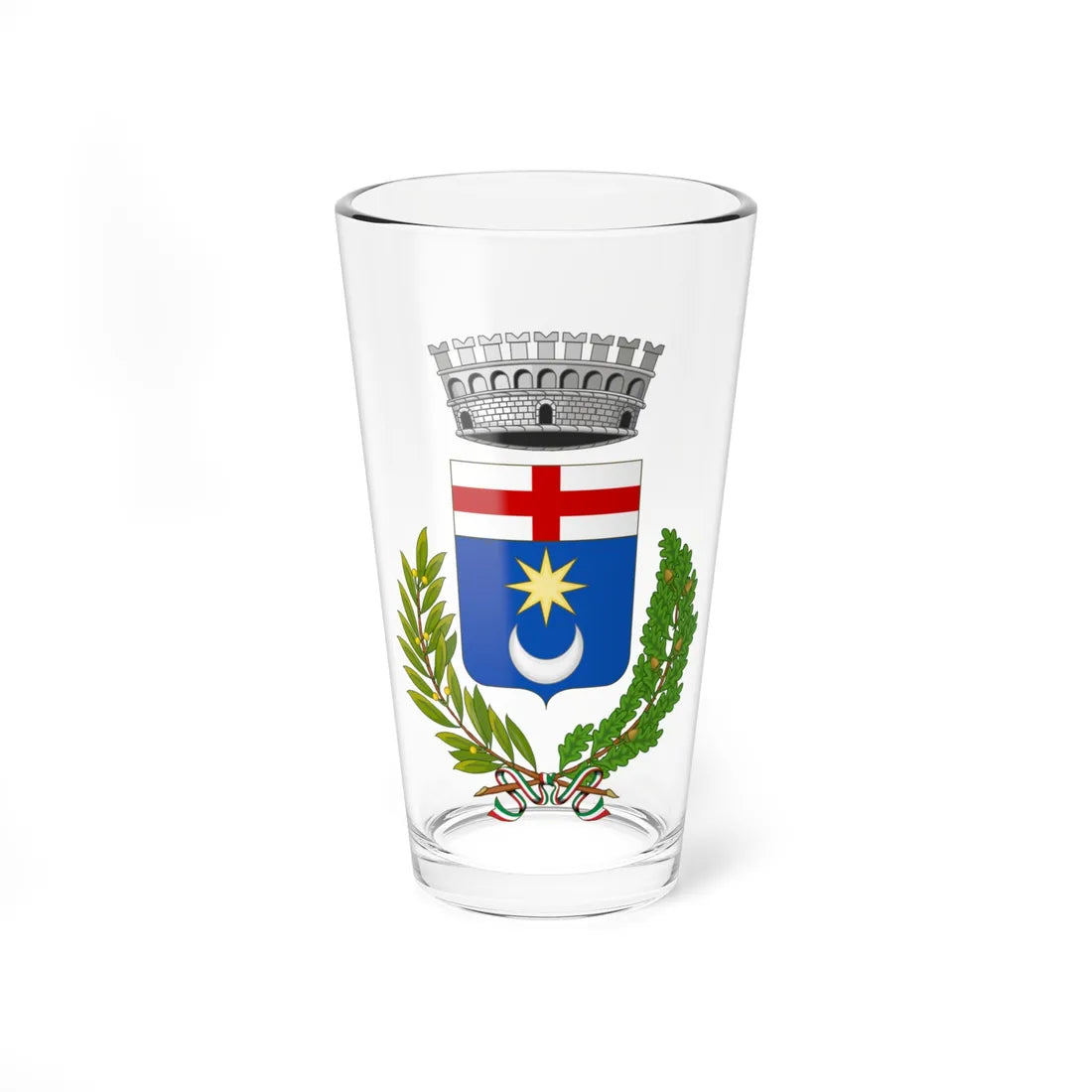 Bolano-Stemma (Italy) (Coat of Arms) Pint Glass 16oz 16oz - Go Mug Yourself