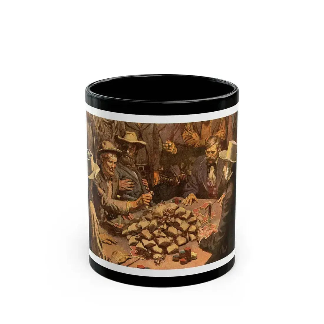 Bold Loser by Joan Sanders, The Saturday Evening Post, 1958 - Black Coffee Mug 11oz - Go Mug Yourself
