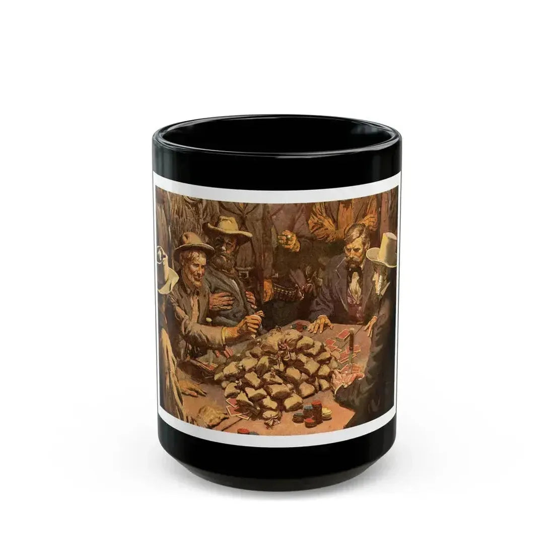 Bold Loser by Joan Sanders, The Saturday Evening Post, 1958 - Black Coffee Mug 15oz - Go Mug Yourself