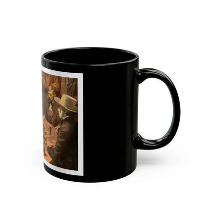 Bold Loser by Joan Sanders, The Saturday Evening Post, 1958 - Black Coffee Mug - Go Mug Yourself