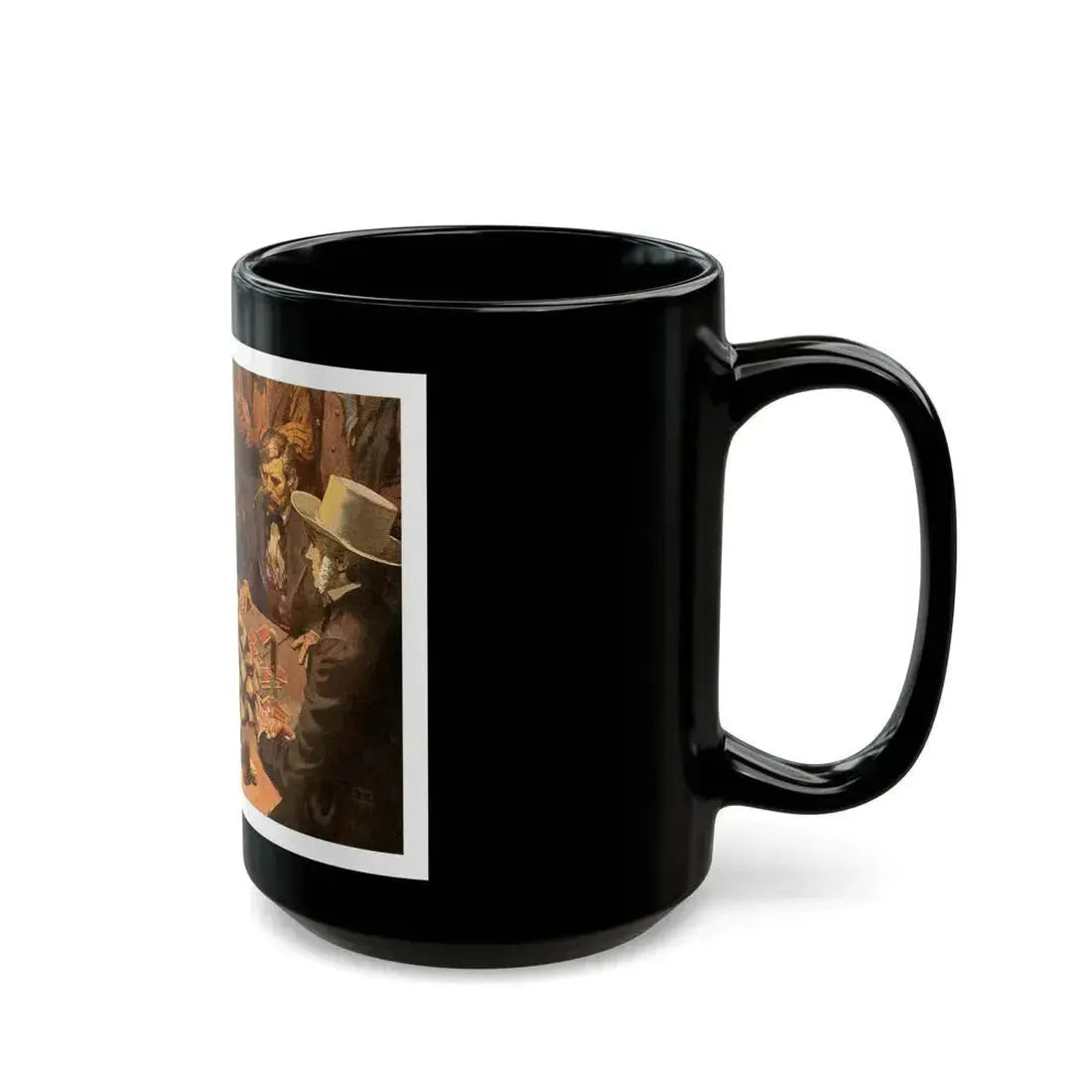 Bold Loser by Joan Sanders, The Saturday Evening Post, 1958 - Black Coffee Mug - Go Mug Yourself