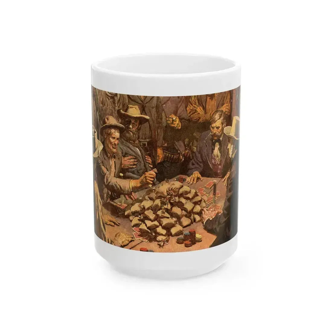 Bold Loser by Joan Sanders, The Saturday Evening Post, 1958 - White Coffee Mug 15oz - Go Mug Yourself