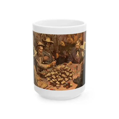 Bold Loser by Joan Sanders, The Saturday Evening Post, 1958 - White Coffee Mug 15oz - Go Mug Yourself