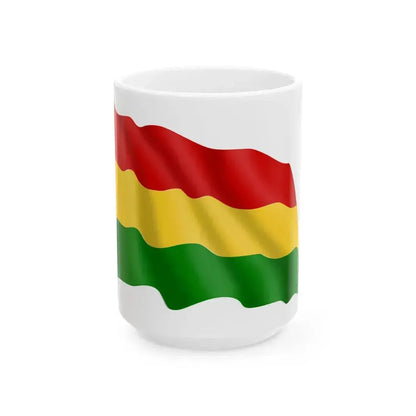 Bolivia-flag (Bolivia) White Coffee Mug 15oz - Go Mug Yourself
