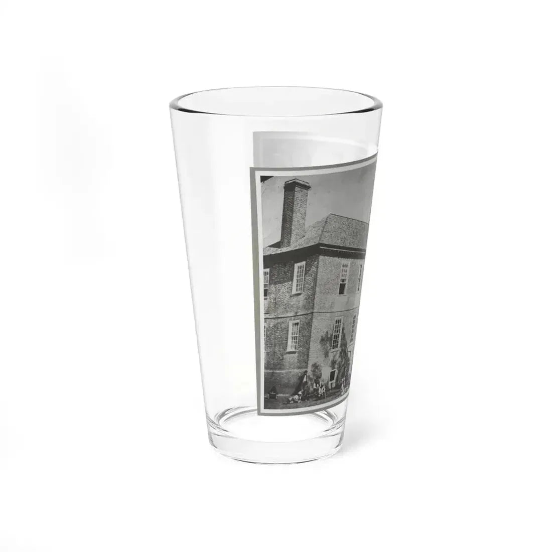 Bolling House Originally Named  Mitchell's  (Later  Bull Hill ), Possibly Located In Hopewell, Va. 001(2) (U.S. Civil War) Pint Glass 16oz - Go Mug Yourself