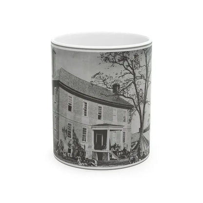 Bolling House Originally Named  Mitchell's  (Later  Bull Hill ), Possibly Located In Hopewell, Va. 001(2) (U.S. Civil War) White Coffee Mug 11oz - Go Mug Yourself