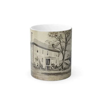 Bolling House Originally Named  Mitchell's  (Later  Bull Hill ), Possibly Located in Hopewell, Va.(2) (U.S. Civil War) Color Changing Coffee Mug 11oz Default Title 11oz - Go Mug Yourself