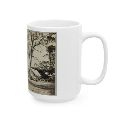 Bolling House Originally Named  Mitchell's  (Later  Bull Hill ), Possibly Located In Hopewell, Va.(2) (U.S. Civil War) White Coffee Mug - Go Mug Yourself