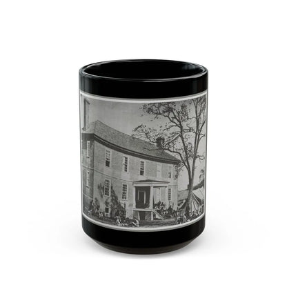 Bolling House Originally Named Mitchell's (Later Bull Hill ), Possibly Located In Hopewell, Va. 001(2) (U.S. Civil War) Black Coffee Mug-15oz-Go Mug Yourself