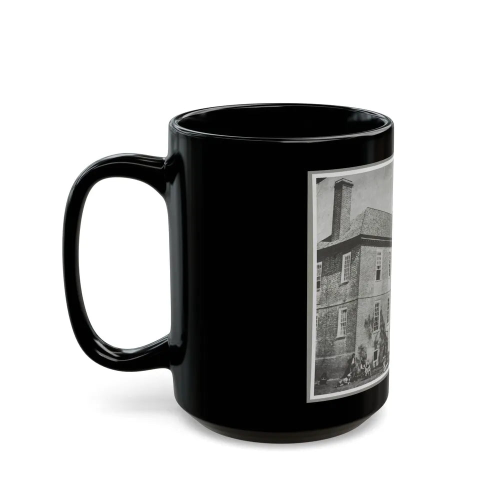 Bolling House Originally Named Mitchell's (Later Bull Hill ), Possibly Located In Hopewell, Va. 001(2) (U.S. Civil War) Black Coffee Mug-Go Mug Yourself