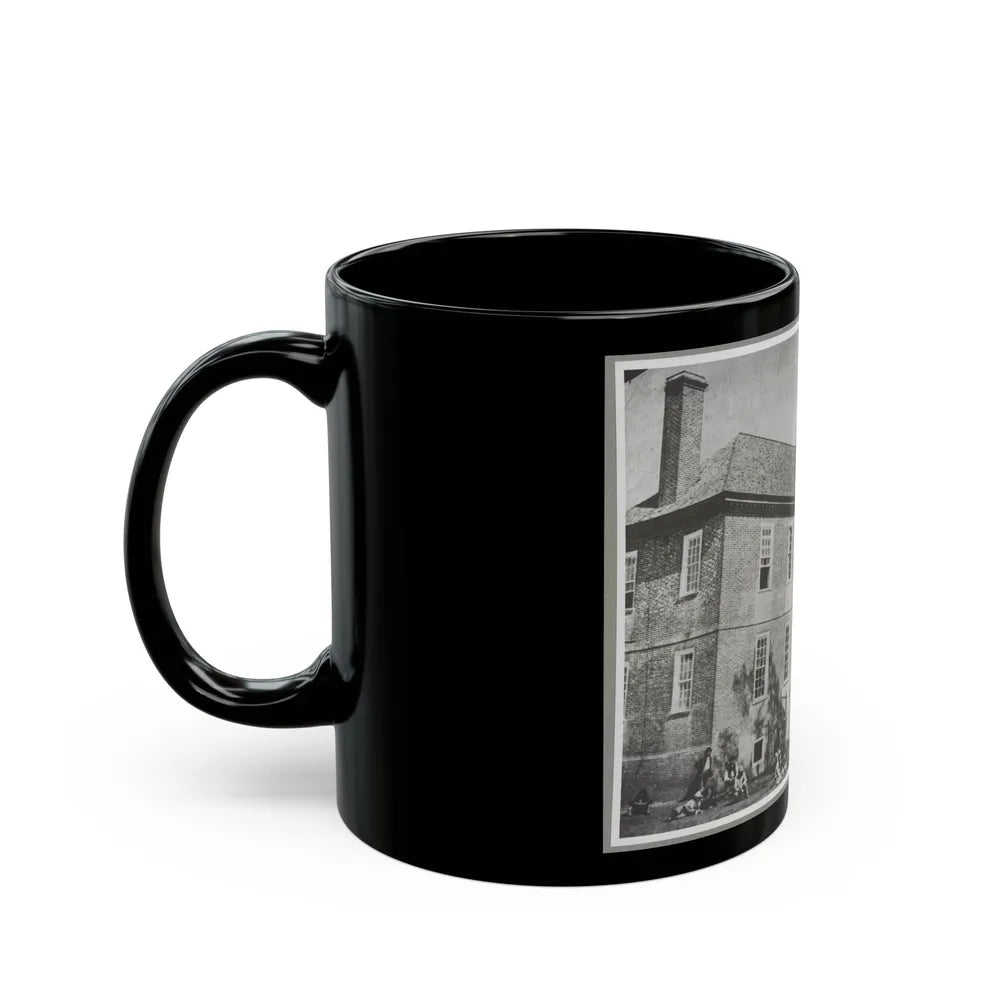 Bolling House Originally Named Mitchell's (Later Bull Hill ), Possibly Located In Hopewell, Va. 001(2) (U.S. Civil War) Black Coffee Mug-Go Mug Yourself