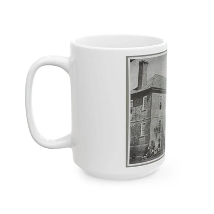 Bolling House Originally Named Mitchell's (Later Bull Hill ), Possibly Located In Hopewell, Va. 001(2) (U.S. Civil War) White Coffee Mug-Go Mug Yourself