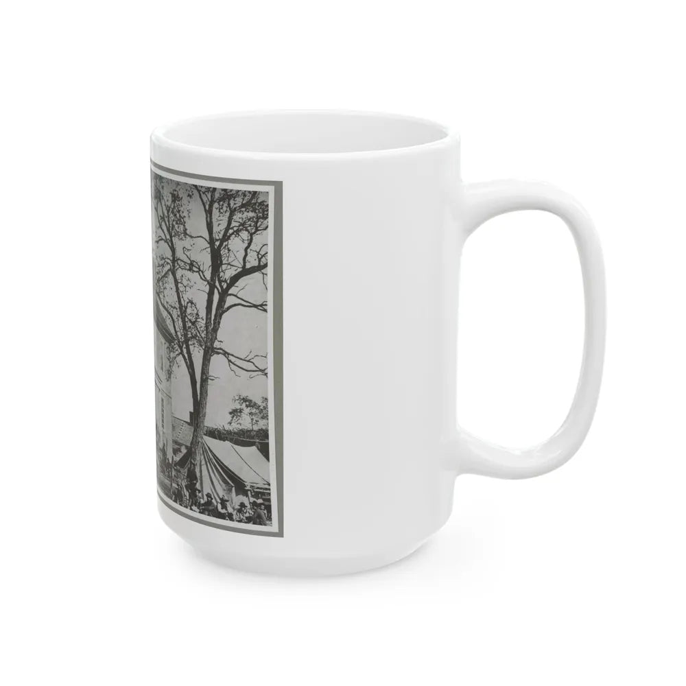 Bolling House Originally Named Mitchell's (Later Bull Hill ), Possibly Located In Hopewell, Va. 001(2) (U.S. Civil War) White Coffee Mug-Go Mug Yourself