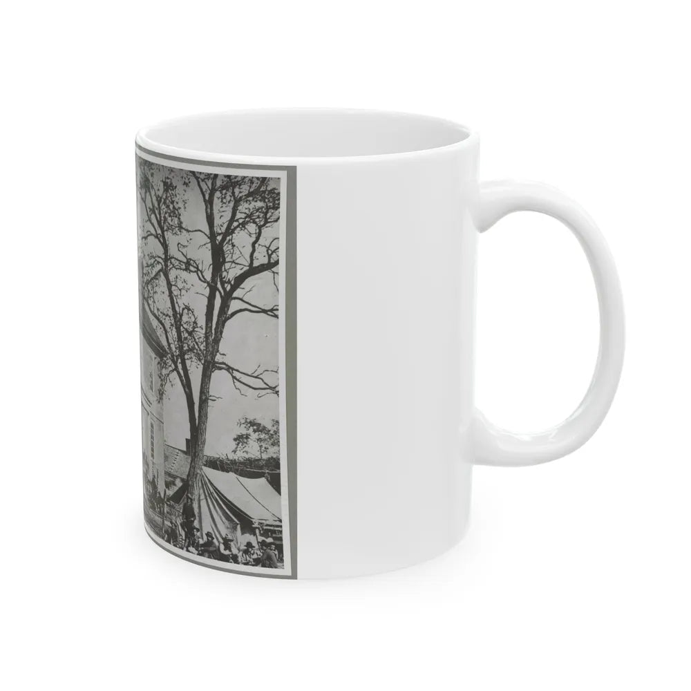 Bolling House Originally Named Mitchell's (Later Bull Hill ), Possibly Located In Hopewell, Va. 001(2) (U.S. Civil War) White Coffee Mug-Go Mug Yourself