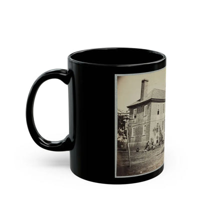 Bolling House Originally Named Mitchell's (Later Bull Hill ), Possibly Located In Hopewell, Va.(2) (U.S. Civil War) Black Coffee Mug-Go Mug Yourself