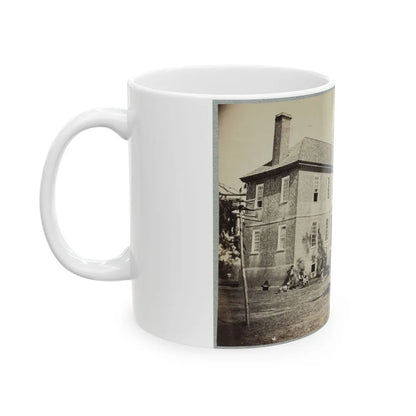 Bolling House Originally Named Mitchell's (Later Bull Hill ), Possibly Located In Hopewell, Va.(2) (U.S. Civil War) White Coffee Mug-Go Mug Yourself