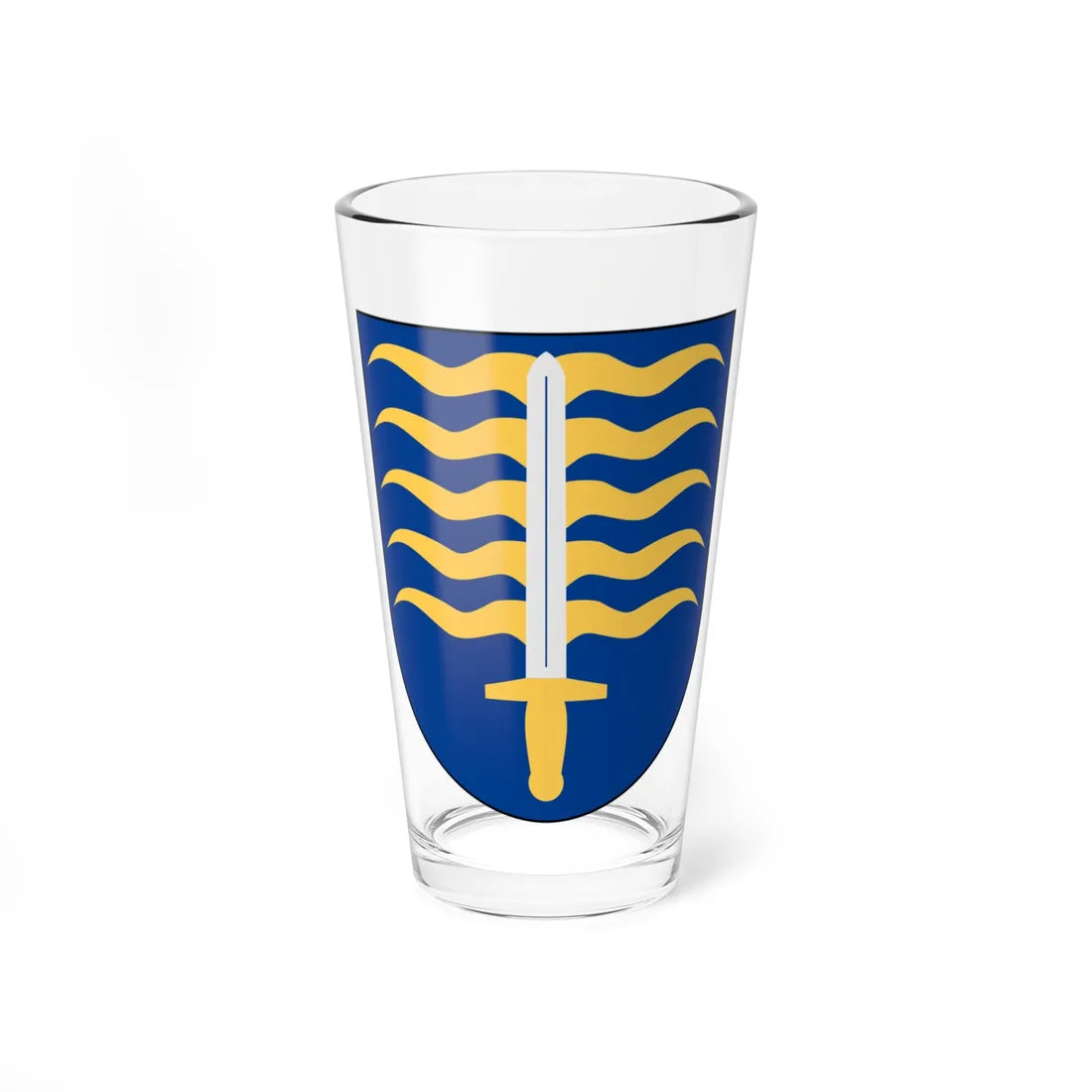 Bolmsö vapen (Sweden) (Coat of Arms) Pint Glass 16oz 16oz - Go Mug Yourself