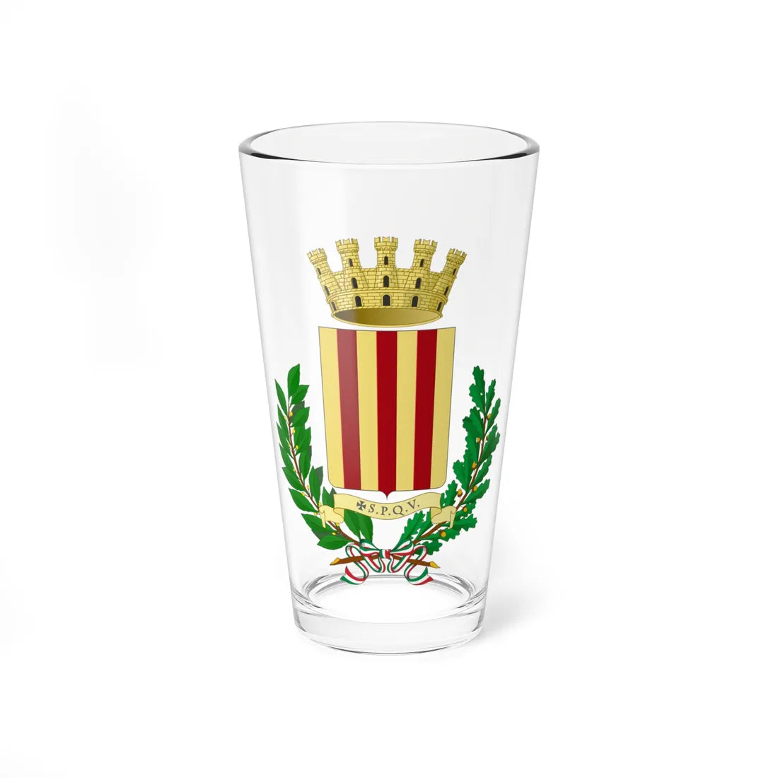 Bolsena-Stemma (Italy) (Coat of Arms) Pint Glass 16oz 16oz - Go Mug Yourself