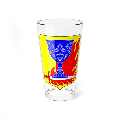 Bolshelutskoye gerb (Russia) (Coat of Arms) Pint Glass 16oz 16oz - Go Mug Yourself