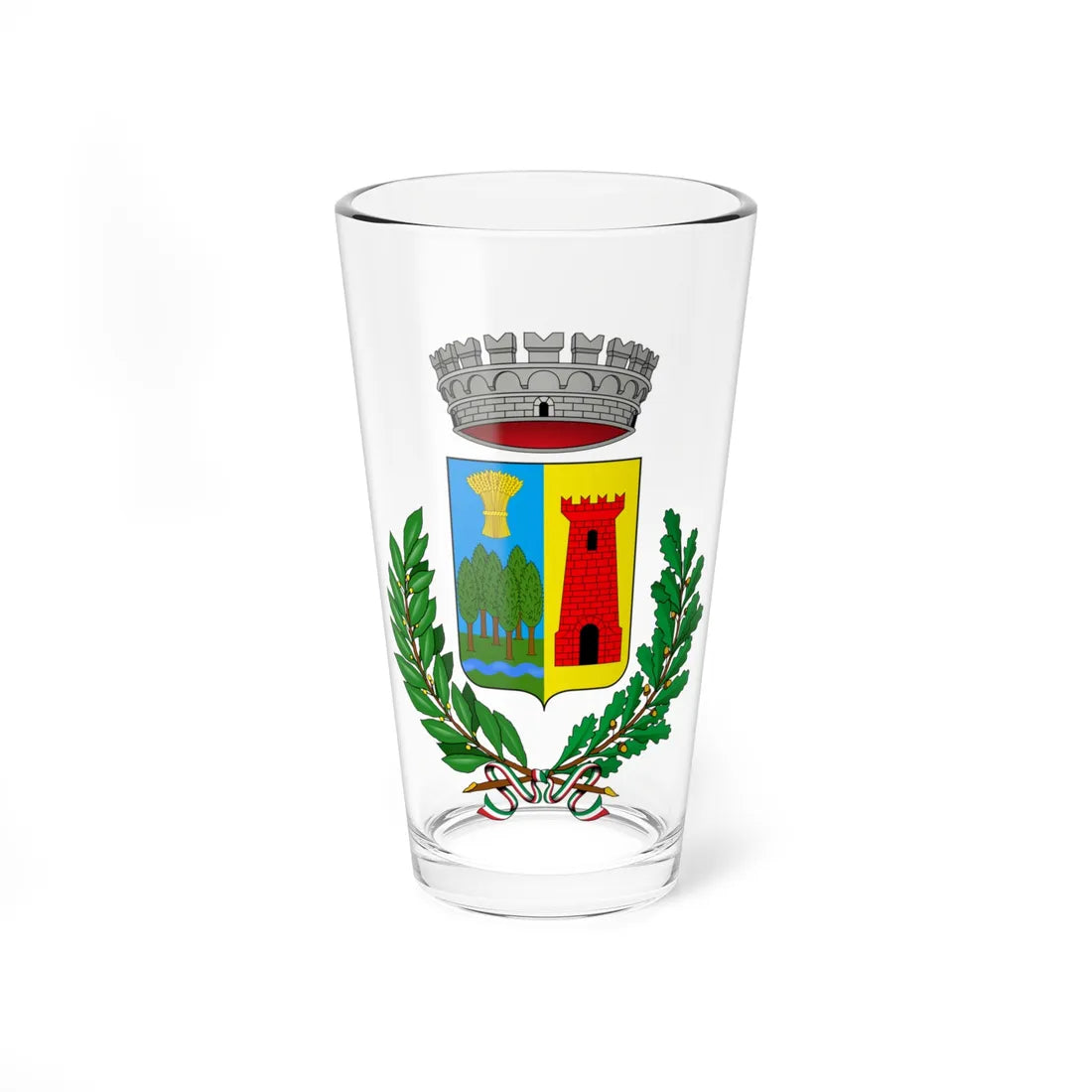 Boltiere-Stemma (Italy) (Coat of Arms) Pint Glass 16oz 16oz - Go Mug Yourself