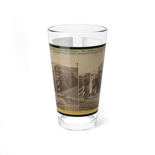 Bomb Proof Quarters At Ft. Burnham. The Sides And Top Are 7 Feet Thick, Contains Two Rooms, Sleeping And Cooking (U.S. Civil War) Pint Glass 16oz 16oz - Go Mug Yourself